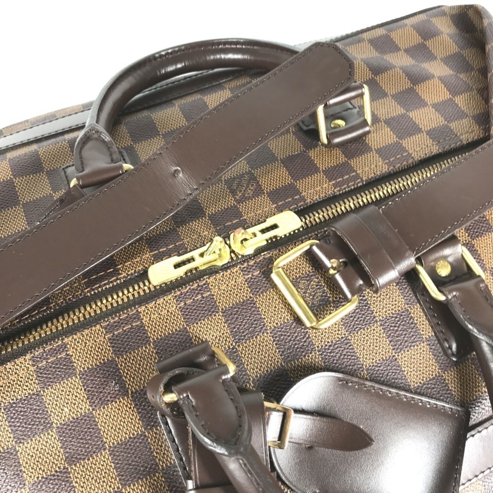 LOUIS VUITTON Authentic Brown Damier Canvas Boston Bag - Picture 10 of 14